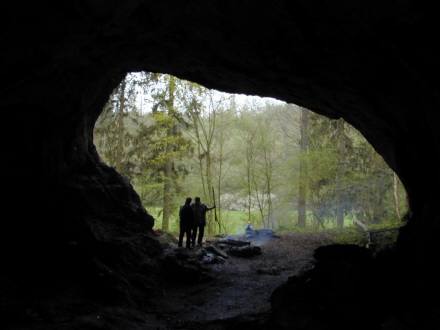 Dscn2083 Hohlenstein-Bärenhöhle (Lonetal) - O'maier-Tag. Apr 2000 Tüb 